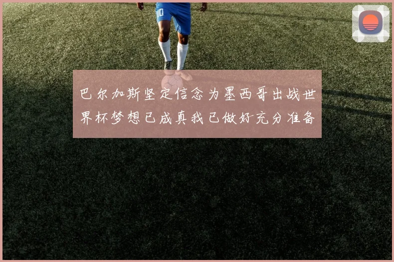 巴尔加斯坚定信念为墨西哥出战世界杯梦想已成真我已做好充分准备